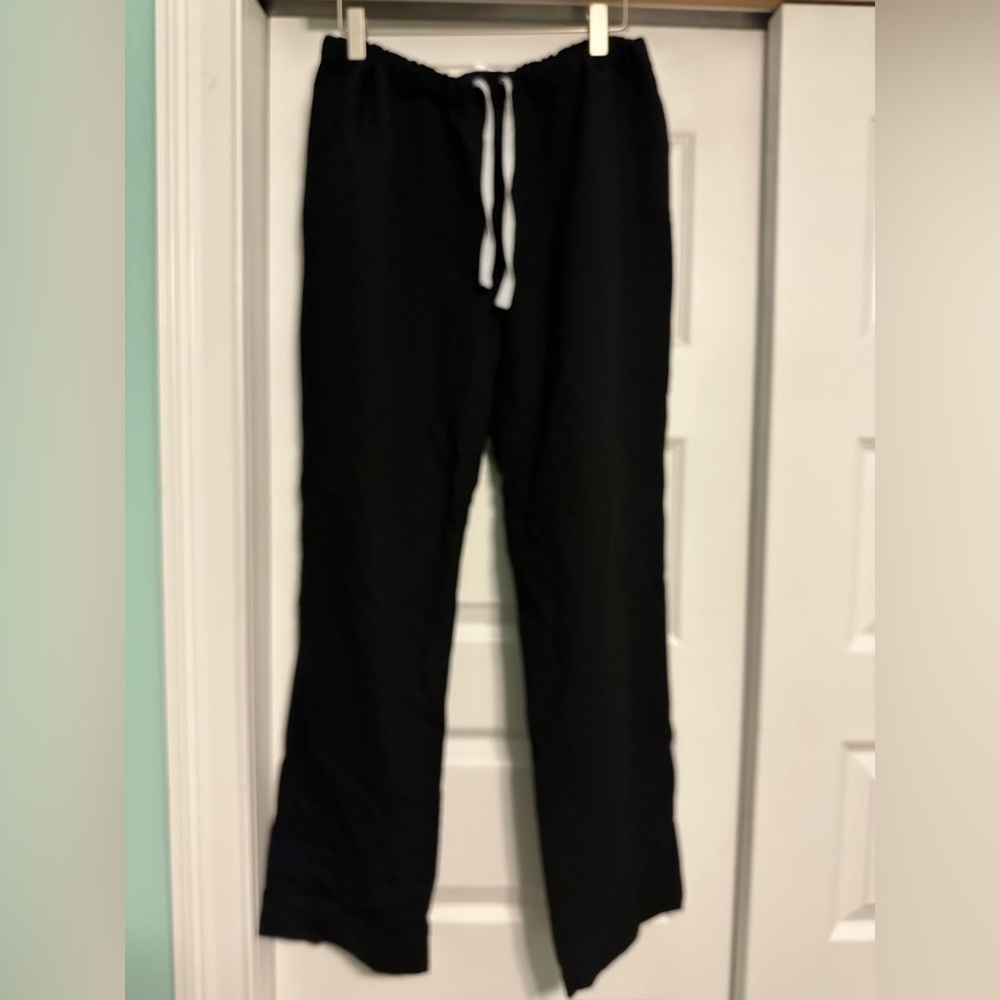 Figs Men’s M Pisco Scrub Pants Black Gray FM4500 Medical Nurse Workwear EEUC!